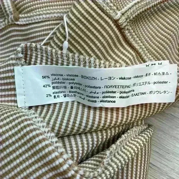 Zara Striped High Neck Romper Size M - Picture 8 of 12